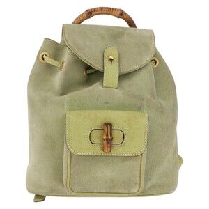Gucci Gucci bamboo daim mini